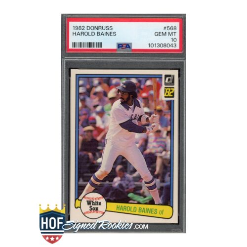 1982 Donruss #568 Harold Baines PSA 10