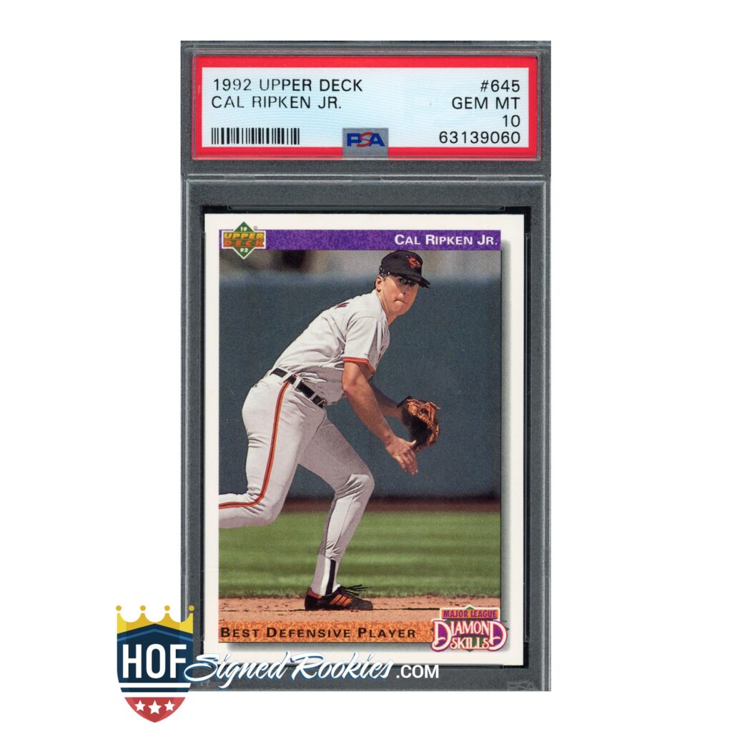 1992 Upper Deck #645 Cal Ripken PSA 10