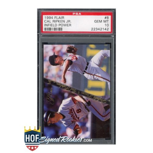 1994 Flair Infield Power #8 Cal Ripken PSA 10