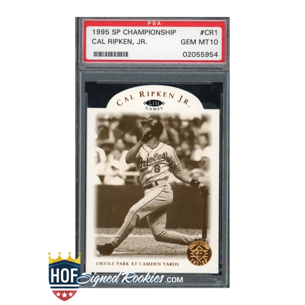 1995 SP Championship Die-Cut #CR1 Cal Ripken PSA 10