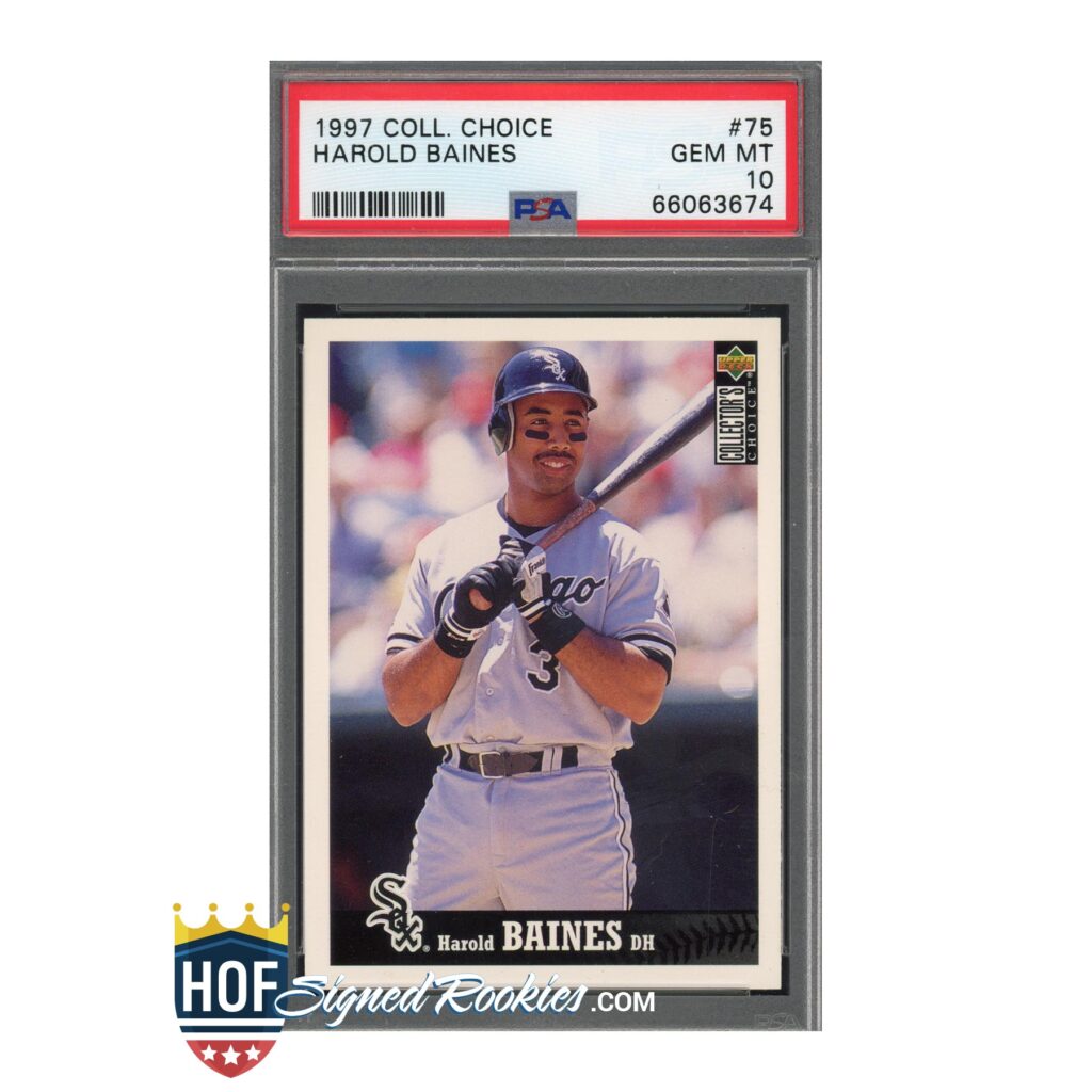 1997 Collector's Choice #75 Harold Baines PSA 10