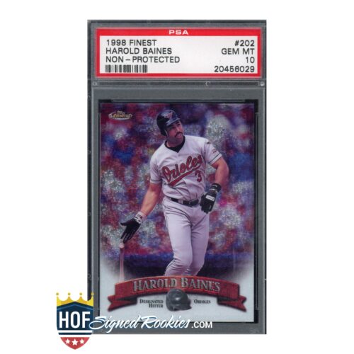 1998 Finest Non-Protected #202 Harold Baines PSA 10