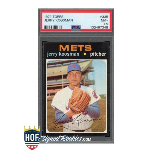1971 Topps #335 Jerry Koosman PSA 7.5