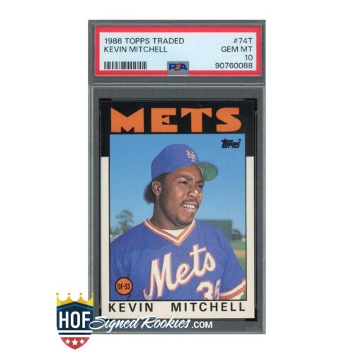 1986 Topps Traded #74T Kevin Mitchell PSA 10