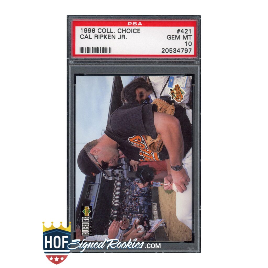 1996 Collector's Choice #421 Cal Ripken PSA 10