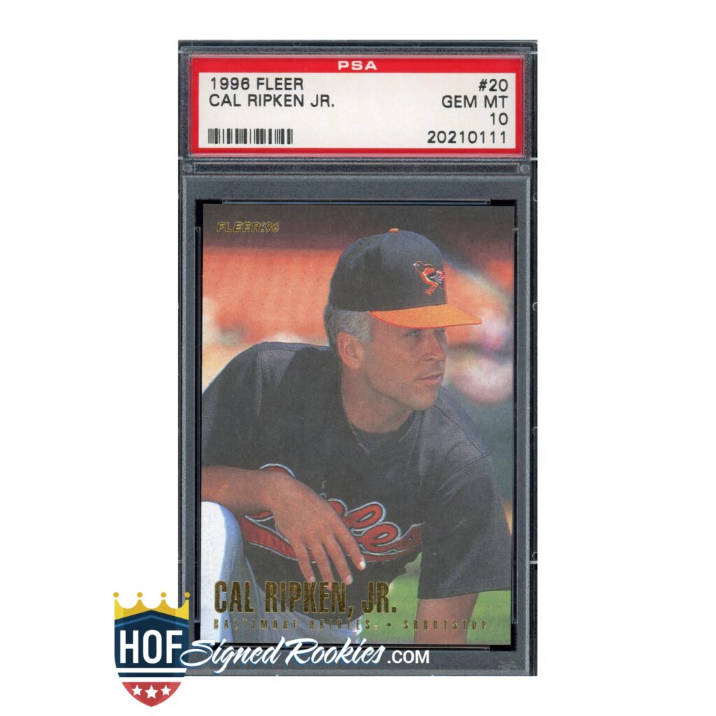 1996 Fleer #20 Cal Ripken PSA 10