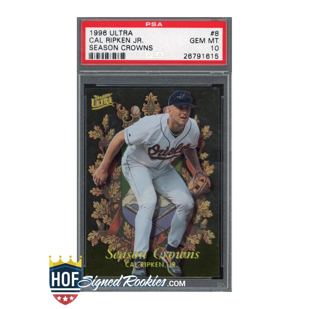 1996 Fleer Ultra Season Crowns #8 Cal Ripken PSA 10