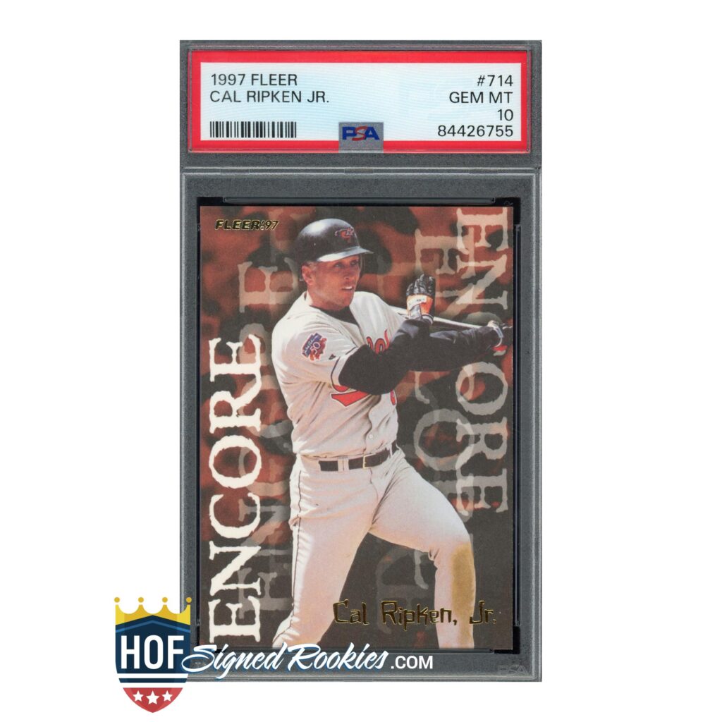 1997 Fleer #714 Cal Ripken PSA 10