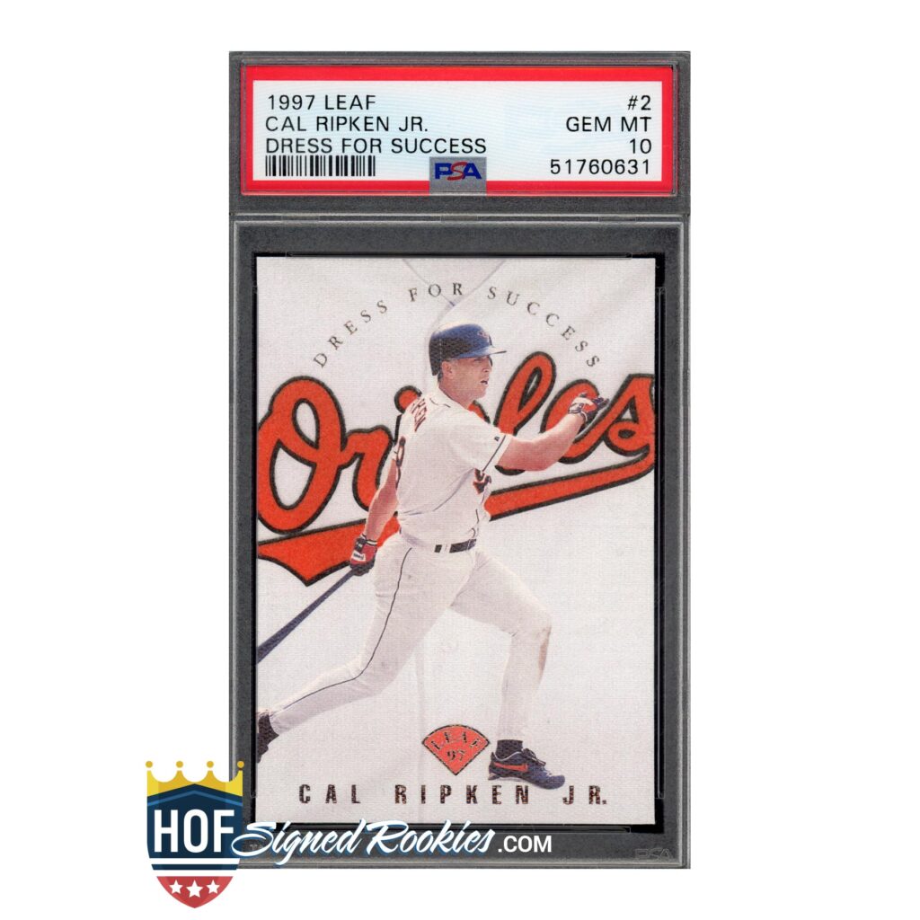 1997 Leaf Dress for Success #2 /3500 Cal Ripken PSA 10