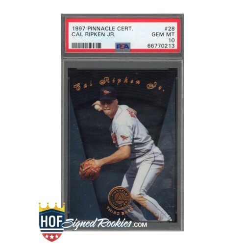 1997 Pinnacle Certified #28 Cal Ripken PSA 10