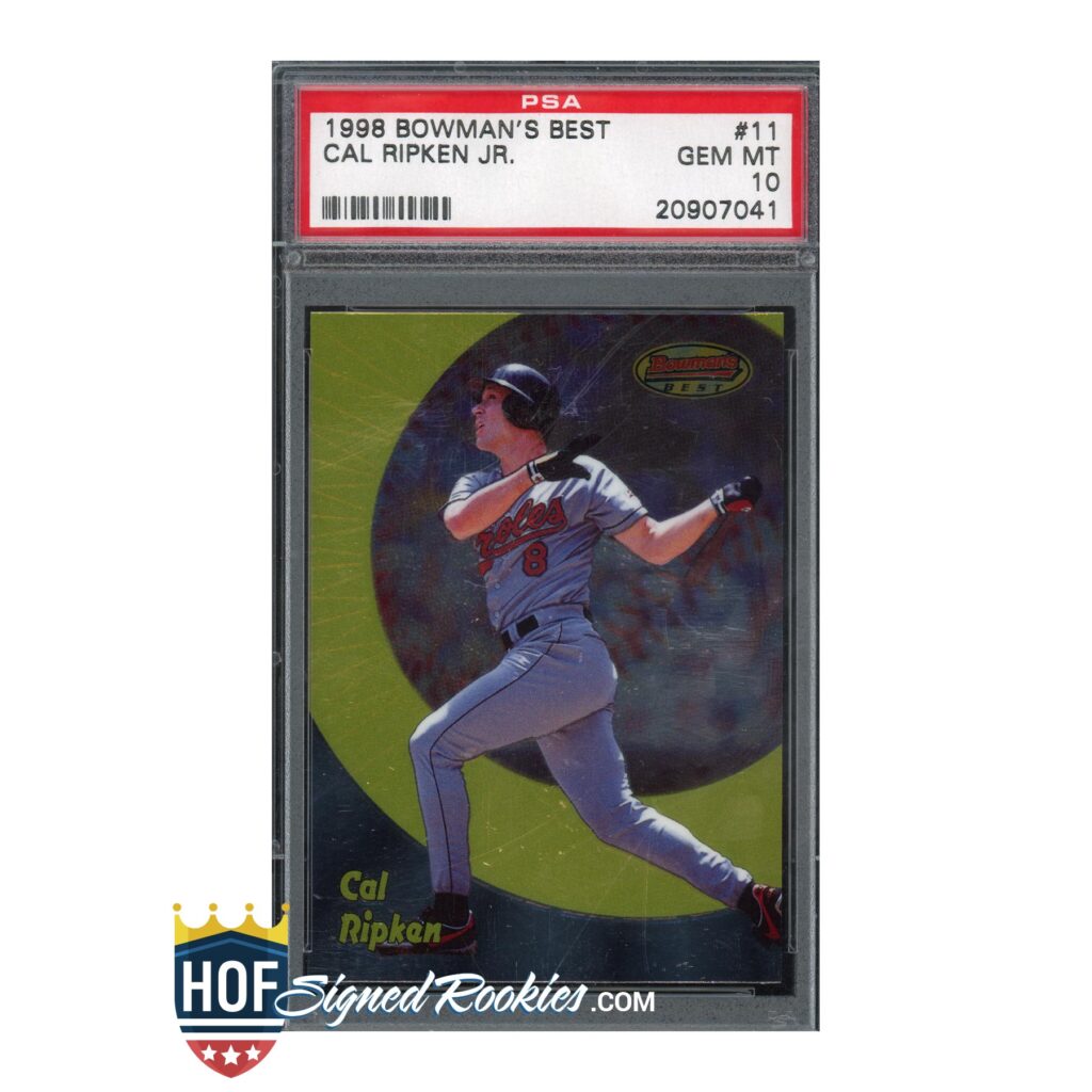 1998 Bowman's Best #11 Cal Ripken PSA 10