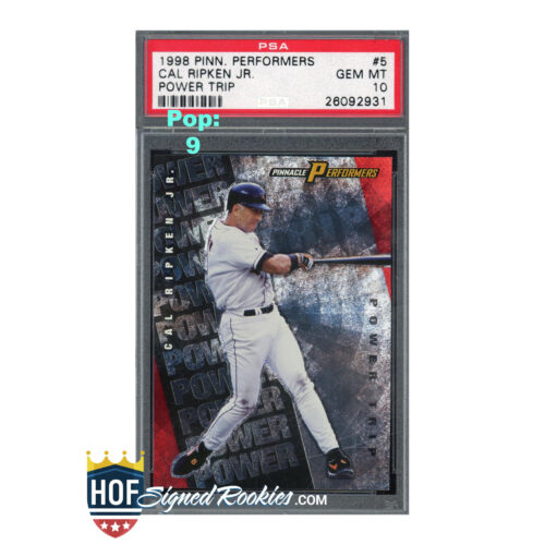 1998 Pinnacle Performers Power Trip #5 Cal Ripken PSA 10
