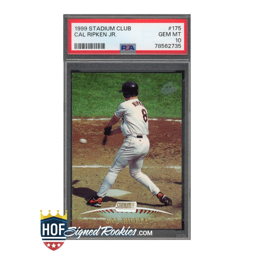 1999 Stadium Club #175 Cal Ripken PSA 10