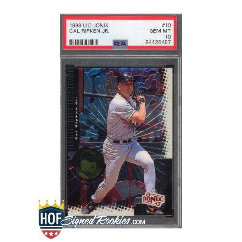 1999 U.D. Upper Deck Ionix #10 Cal Ripken PSA 10