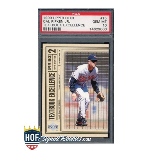 1999 Upper Deck Textbook Excellence #T5 Cal Ripken PSA 10