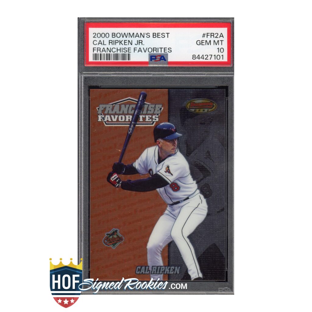 2000 Bowman's Best Franchise Favorites #FR2A Cal Ripken