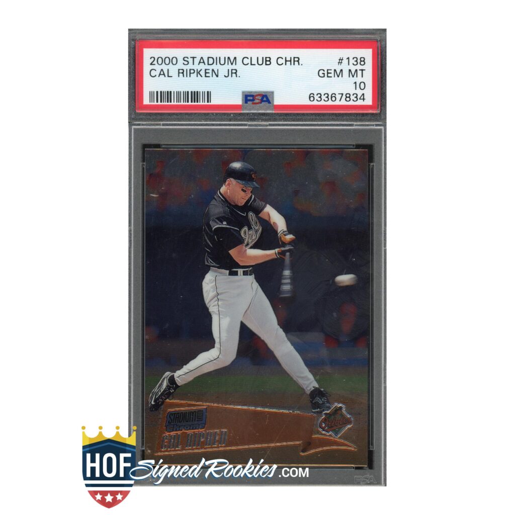 2000 Stadium Club Chrome #138 Cal Ripken PSA 10