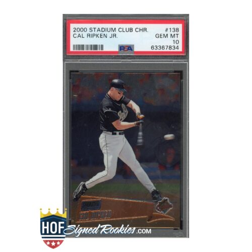 2000 Stadium Club Chrome #138 Cal Ripken PSA 10