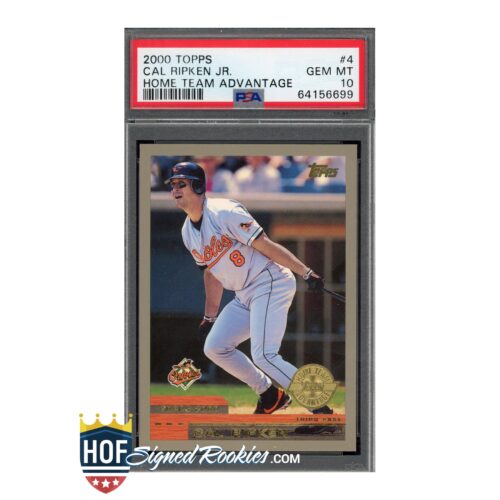 2000 Topps Home Team Advantage #4 Cal Ripken PSA 10