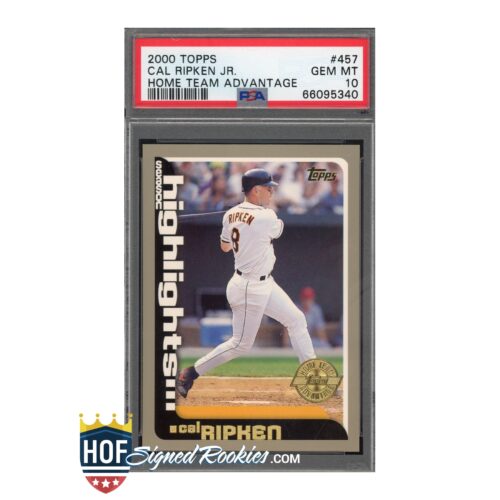 2000 Topps Home Team Advantage #457 Cal Ripken PSA 10