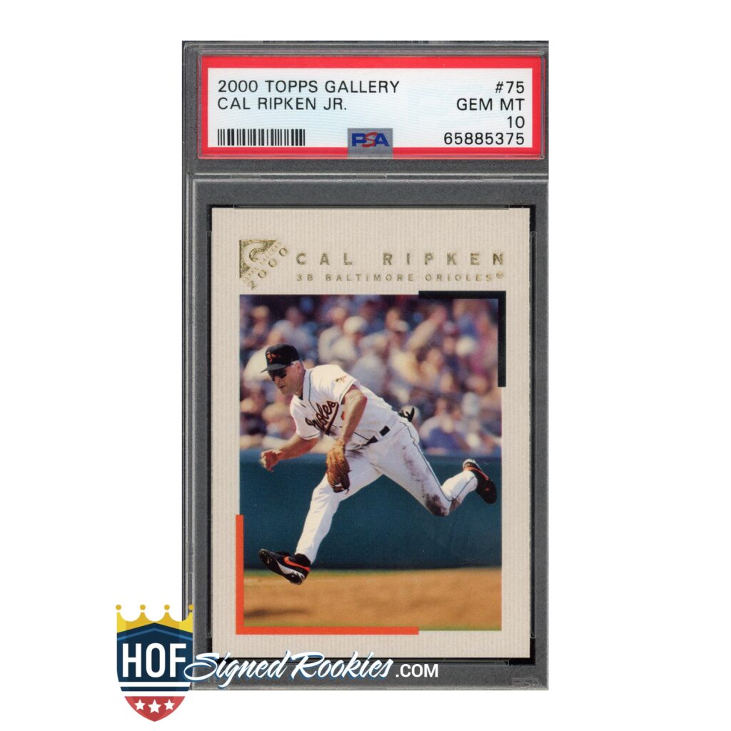 2000 Topps Gallery Cal Ripken PSA 10