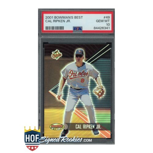 2001 Bowman's Best #49 Cal Ripken PSA 10