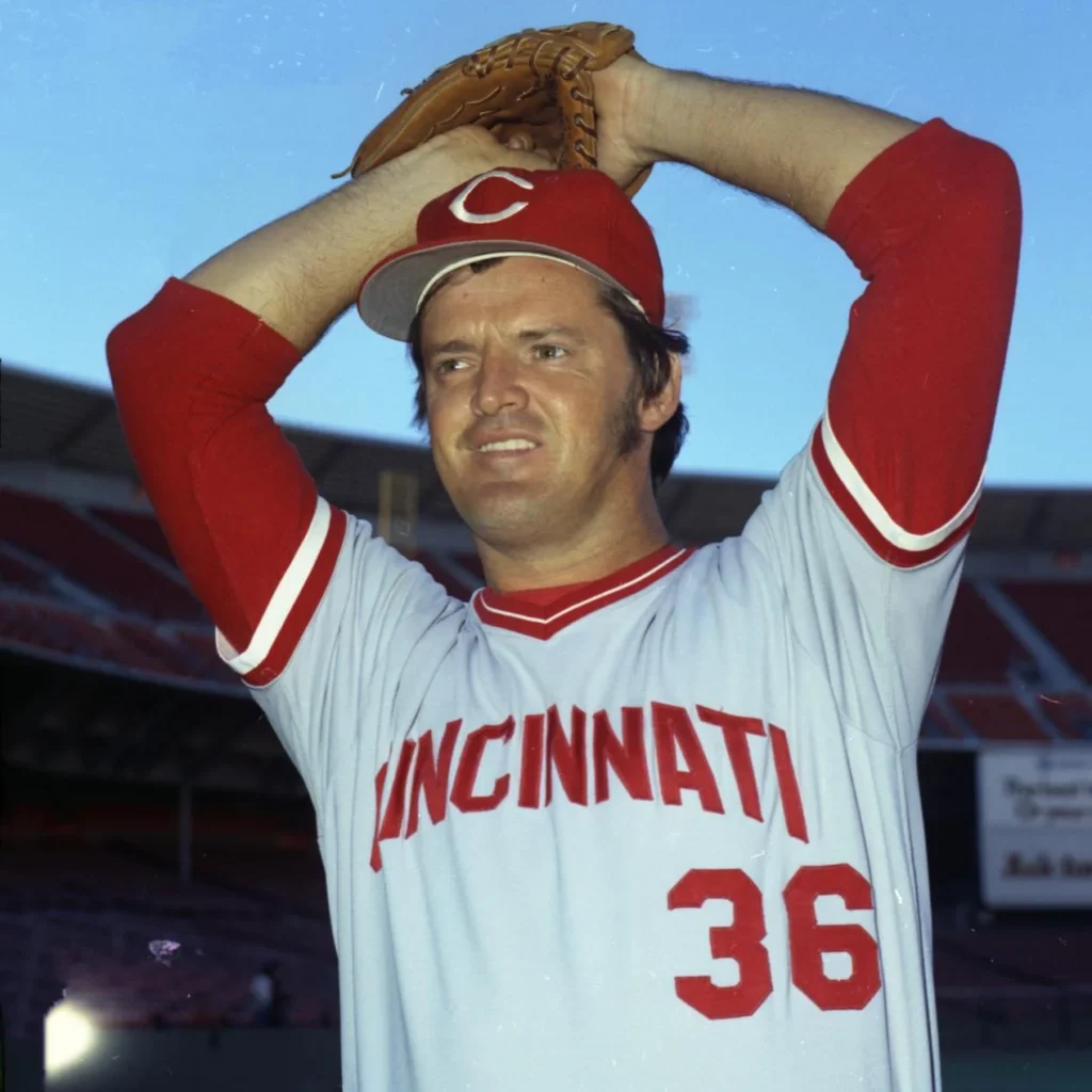 Clay Carroll reds signed auto autograph signature