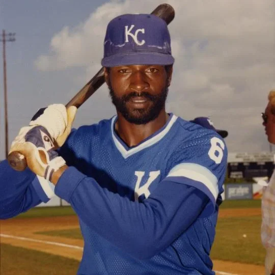 Willie Wilson royals signed auto autograph signature