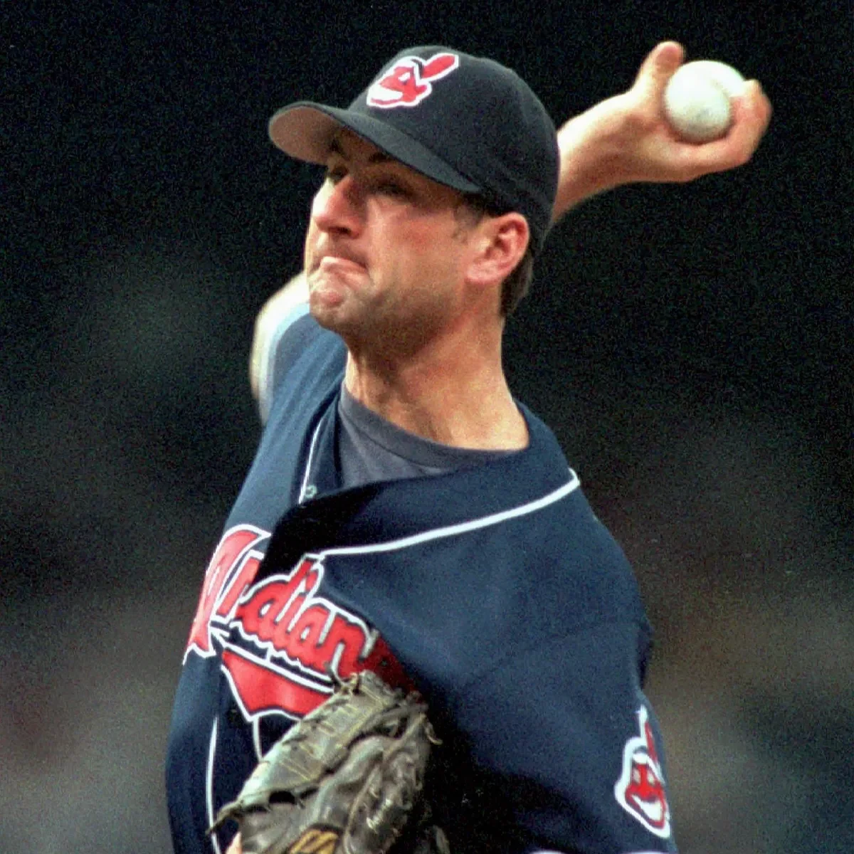 Charles nagy indians signed auto autograph signature