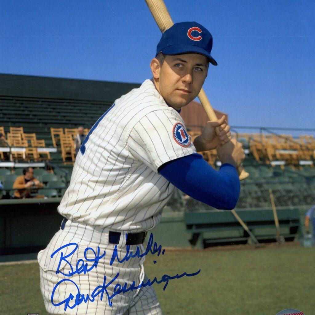 don kessinger cubs signed signature auto autograph