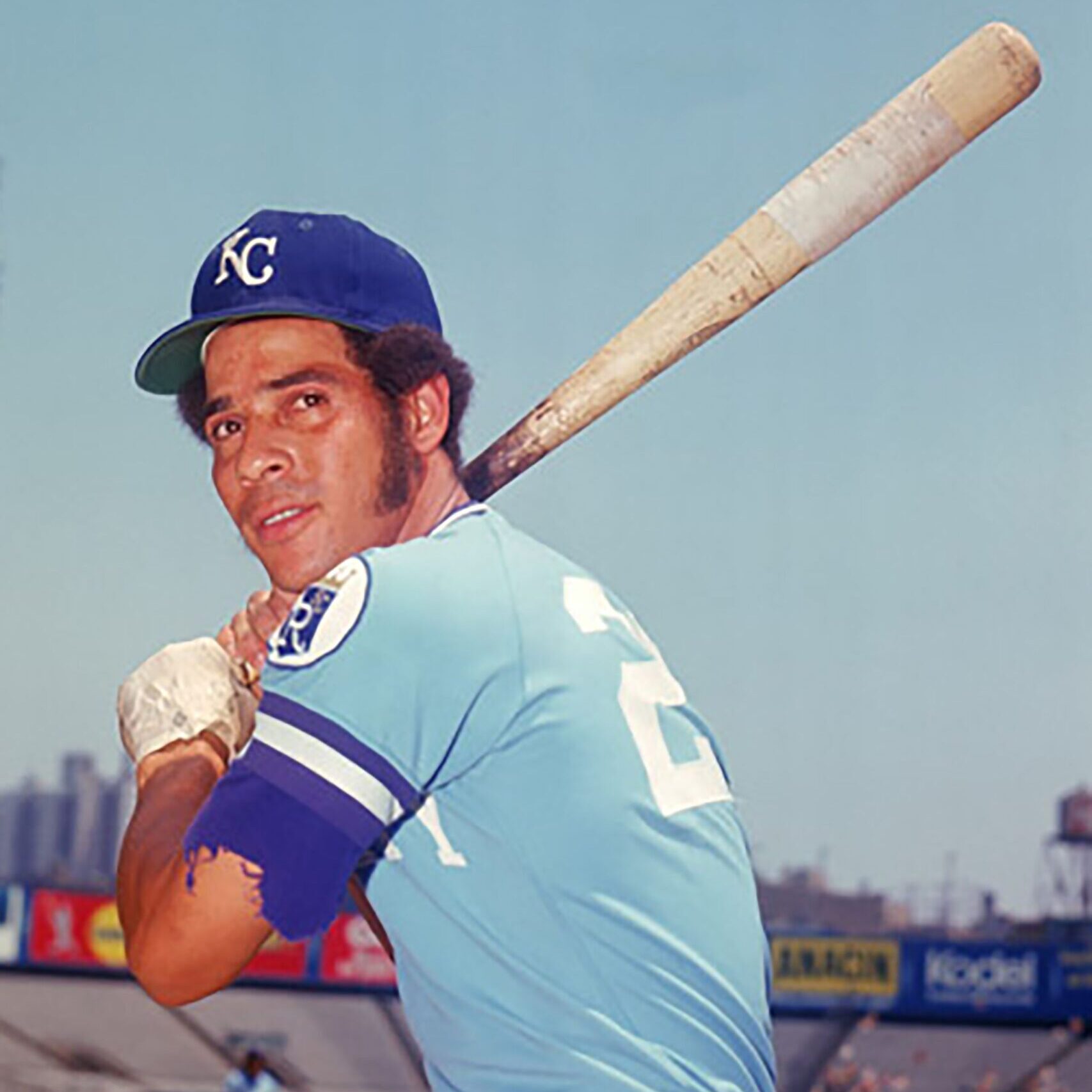 amos otis royals signed signature auto autograph