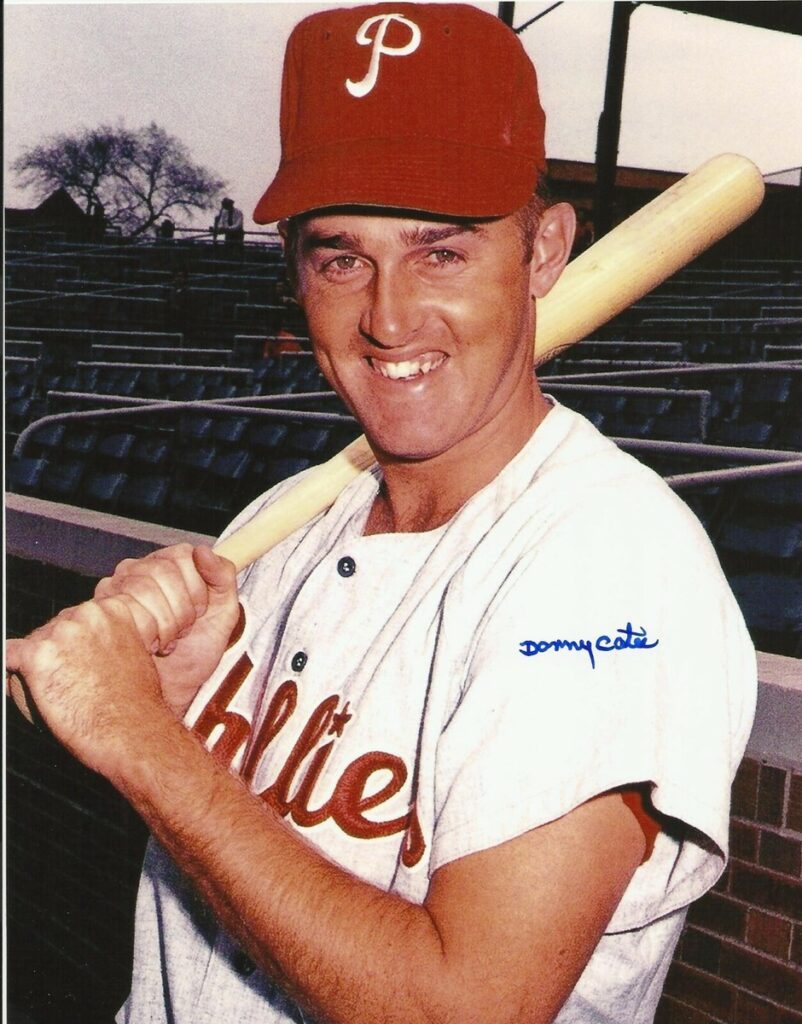 Danny Cater auto autograph signed signature