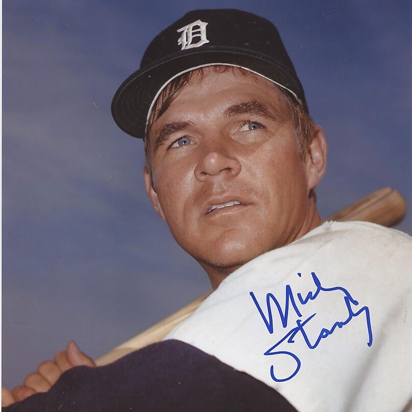 Mickey Stanley tigers signed auto autograph signature