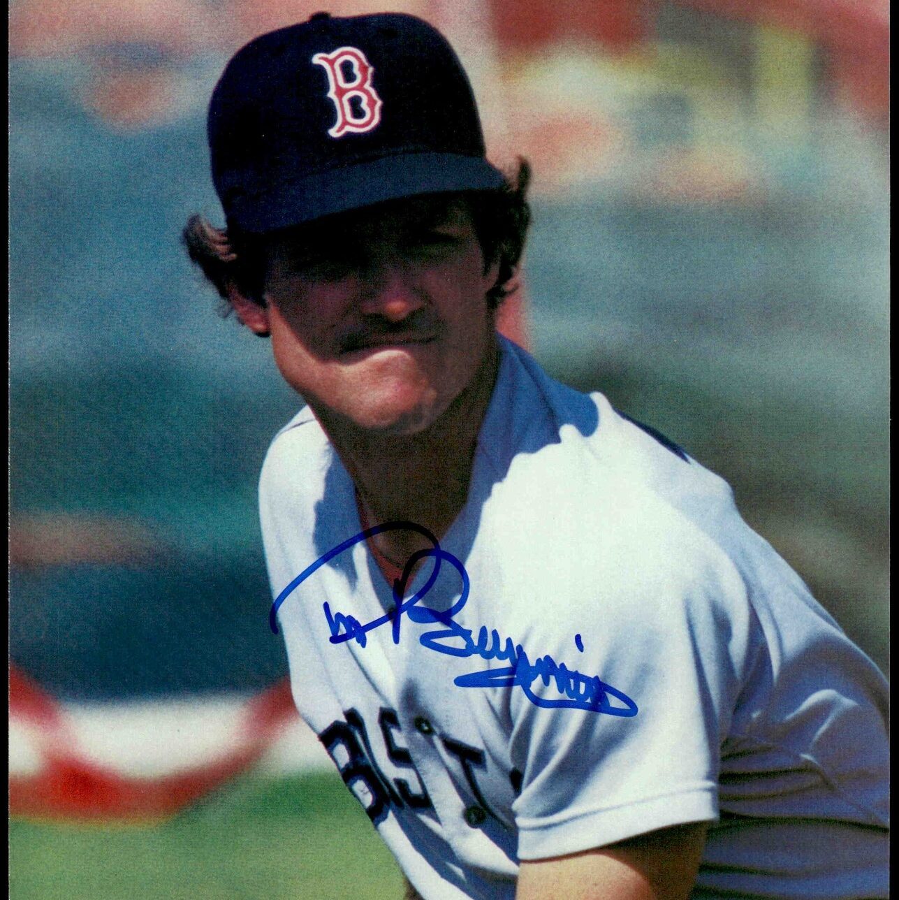 Tom Burgmeier royals Red Sox signed auto autograph signature