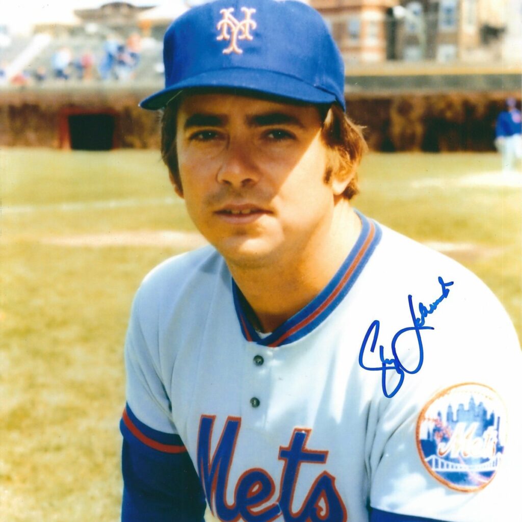 skip lockwood mets brewers signed signature auto autograph