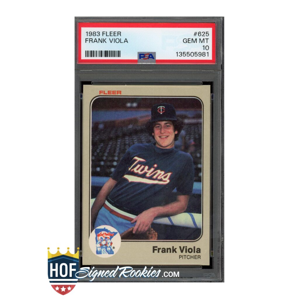 1983 Fleer #625 Frank Viola PSA 10