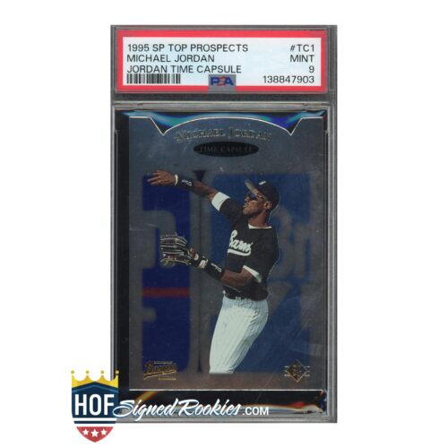 1995 SP Top Prospects #TC1 Michael Jordan Time Capsule PSA 9