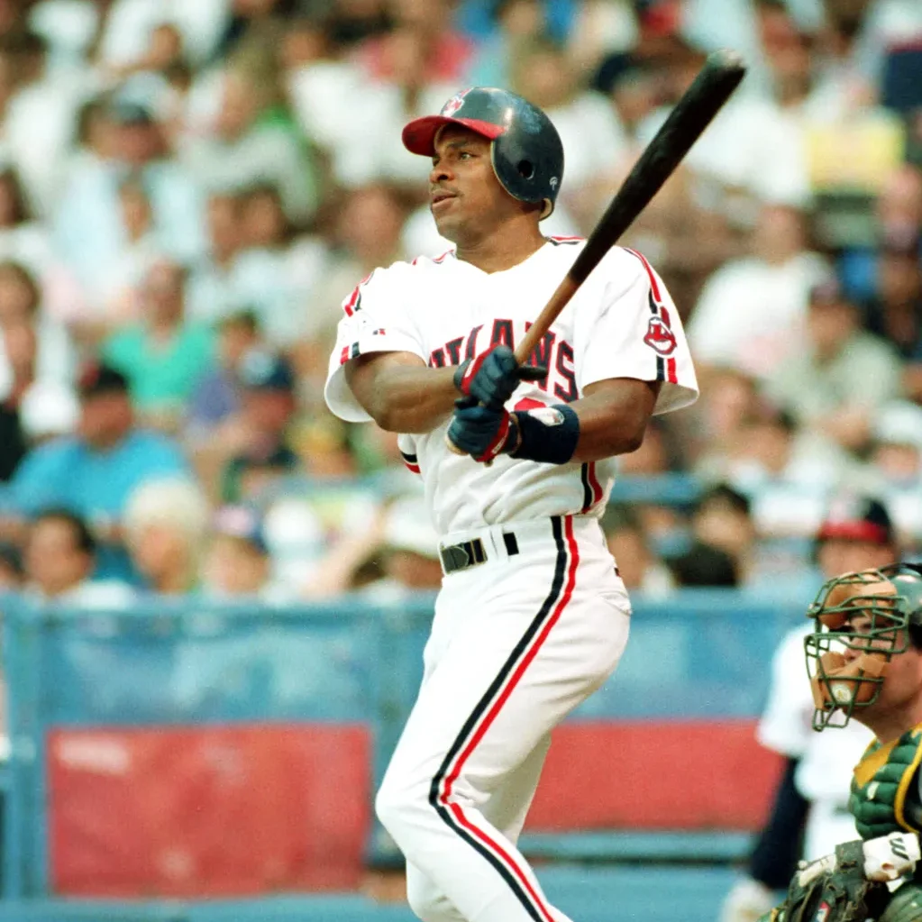 Albert belle indians signed signing auto signature autograph