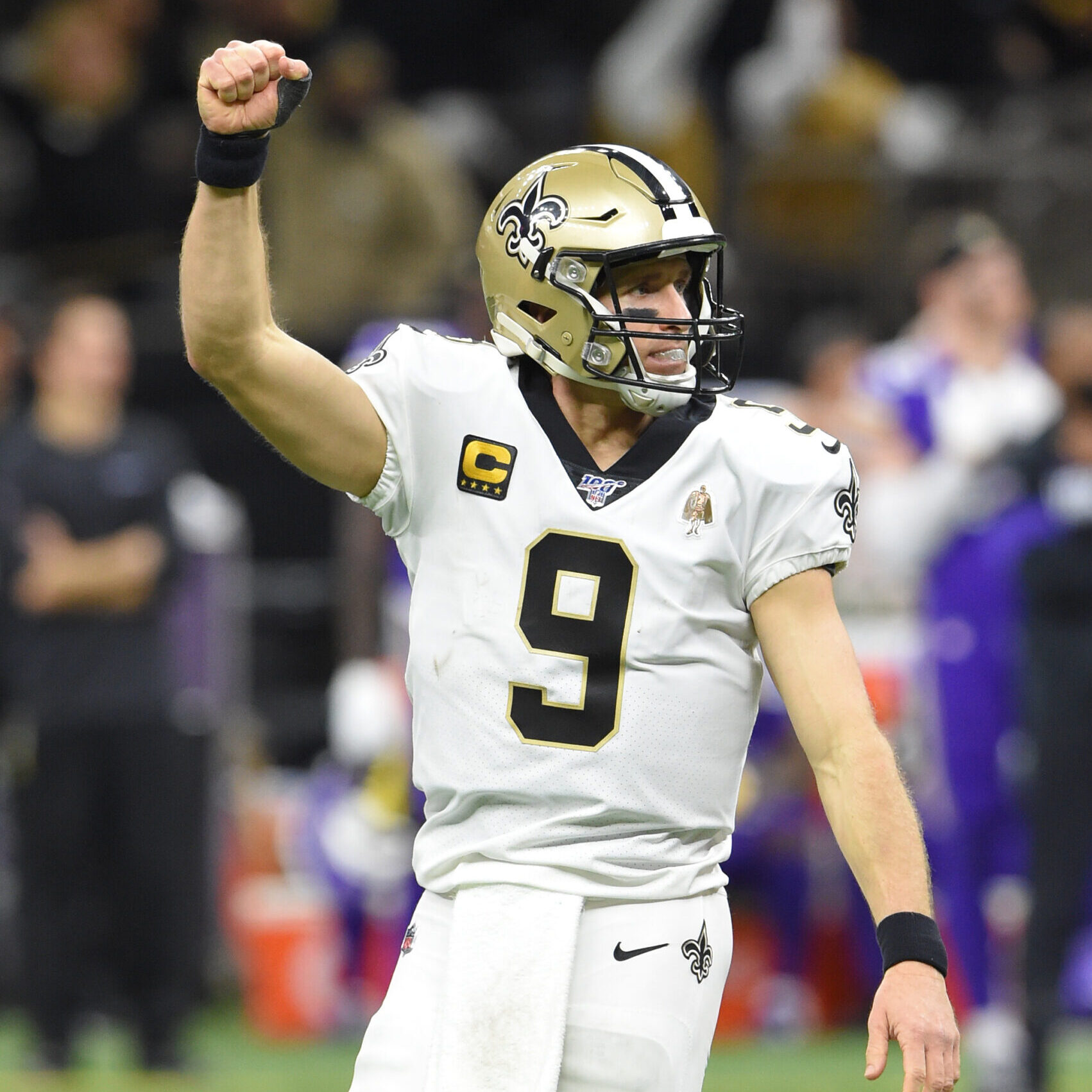 Drew Brees saints hof signed signing signature auto autograph