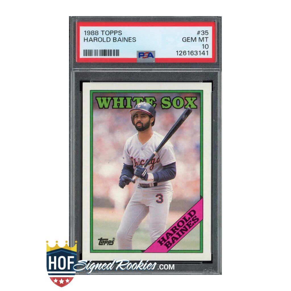 1988 Topps Harold Baines #35 PSA 10