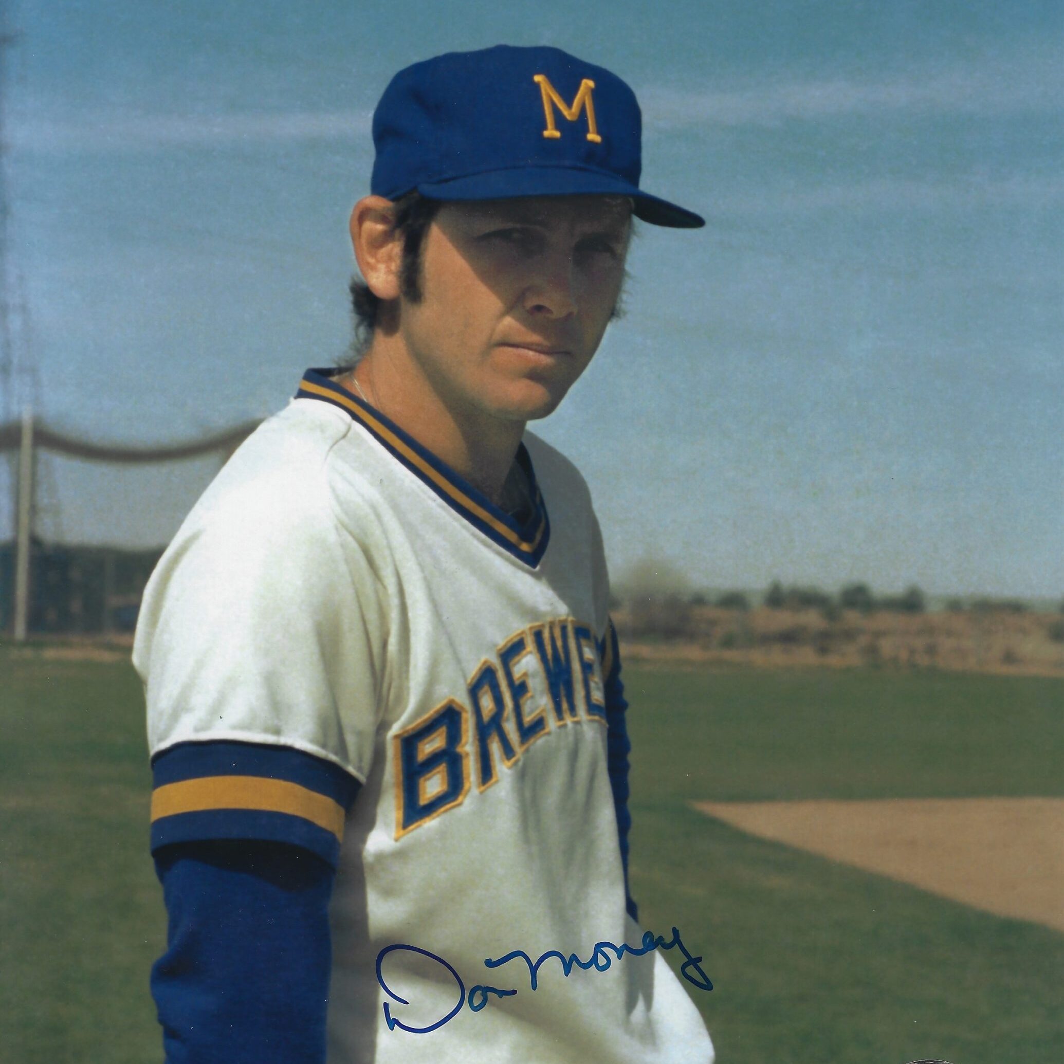 don money brewers signed signature signing auto autograph