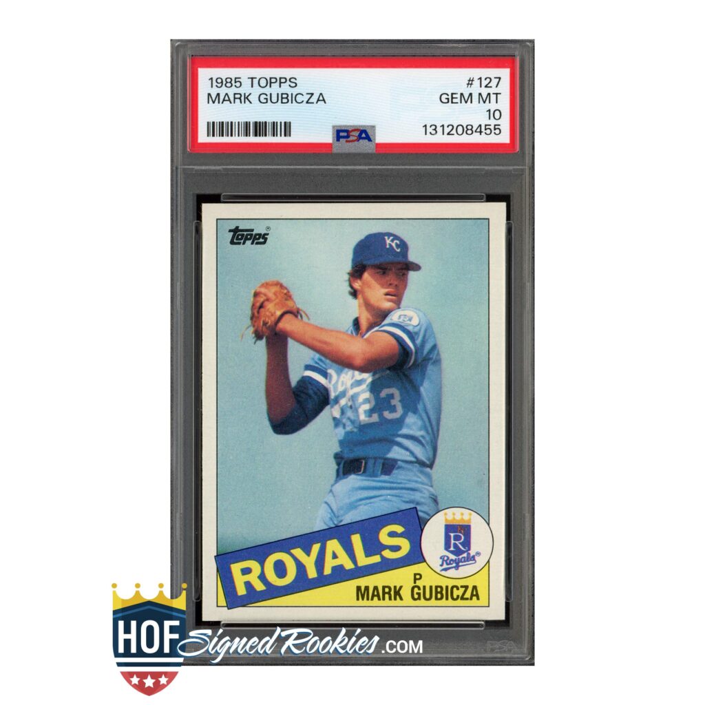 1985 Topps #127 Mark Gubicza PSA 10