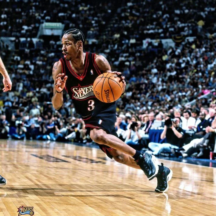 allen iverson 76ers Hof signed signing auto autograph