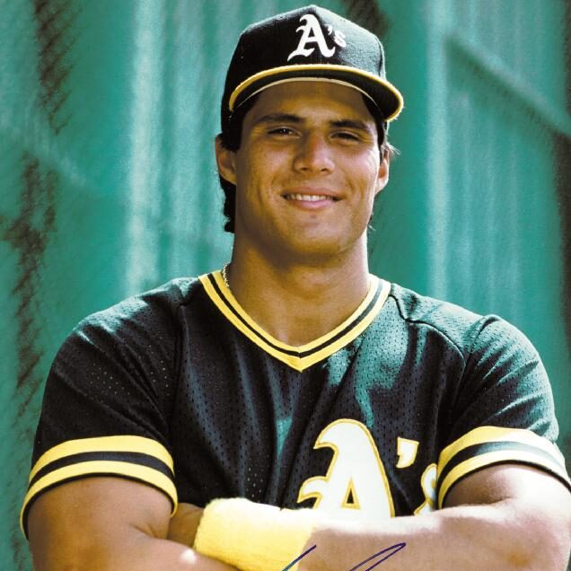 Jose cansceco A's signed signing autographs signature auto