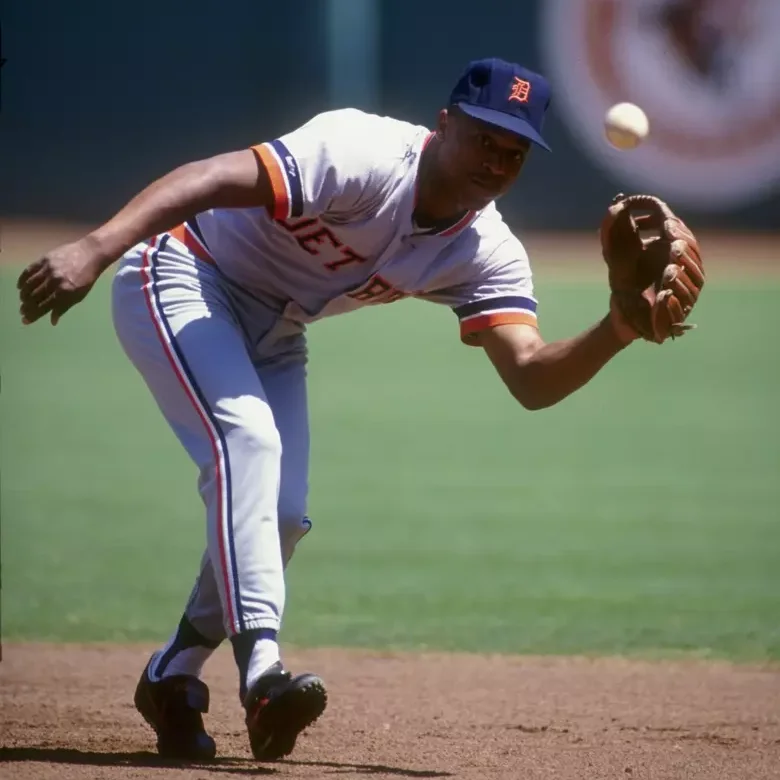 Lou whitaker tigers signed signing signature auto autograph