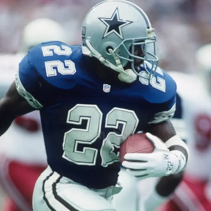 Emmitt smith cowboys hof signed signing auto autograph signature