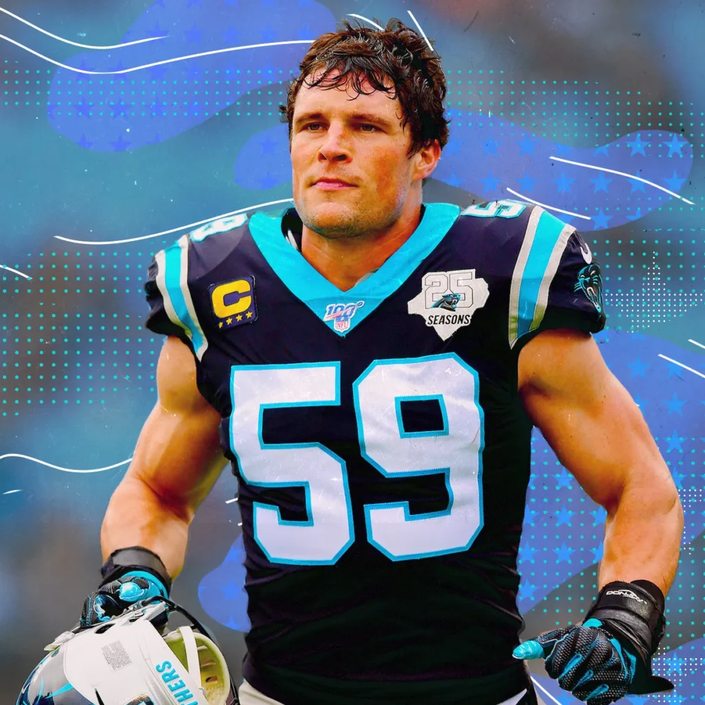 Luke Kuechly nfl hof signed signing signature auto autograph