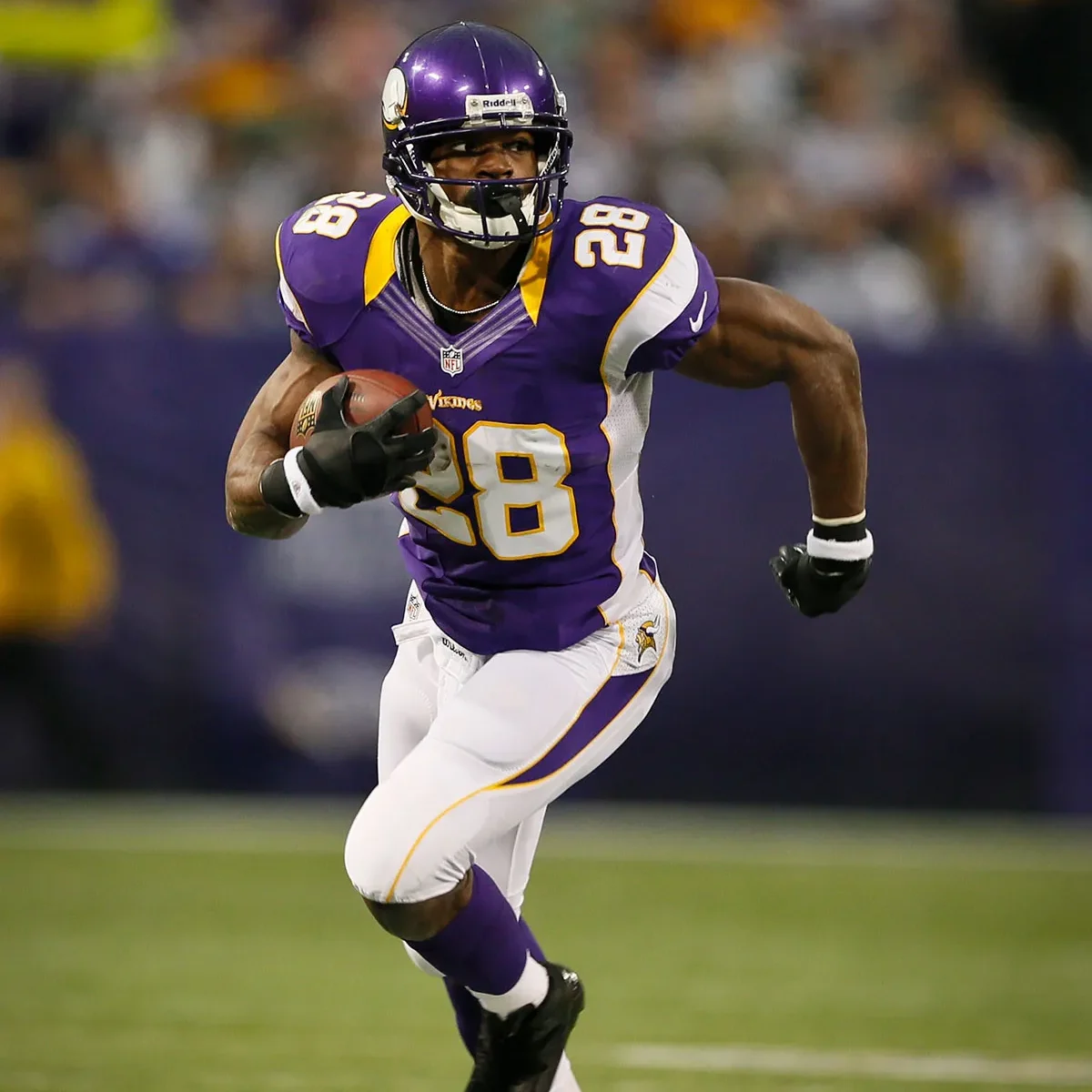 Adrian Peterson vikings hof signed signing signature auto autograph