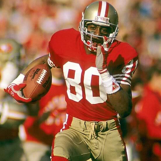 jerry rice nfl hof signed signing signature auto autograph