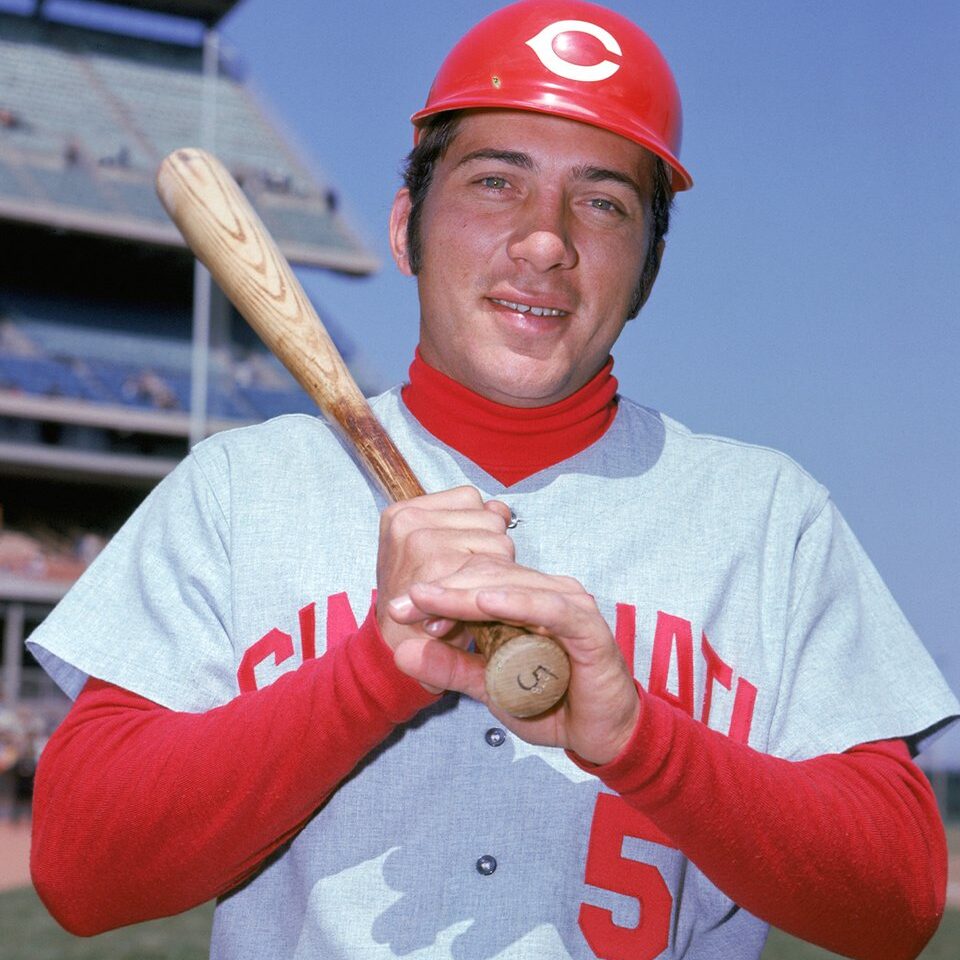 Johnny bench mlb hof signed signing signature auto autograph